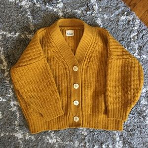 Babaa mini cardigan ochre